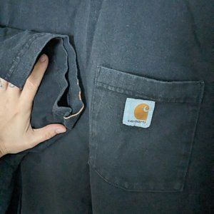 Carhartt black pocket tee XL tall